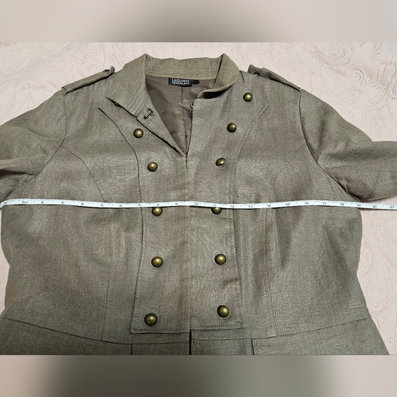 Gorgeous Linen Blazer Sz 8 - Picture 2 of 5